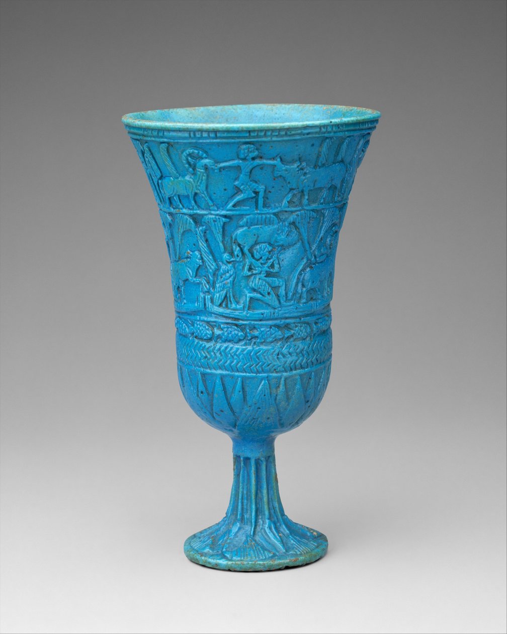 Cáliz en forma de loto, c.945-664 a.C. de Third Intermediate Period Egyptian