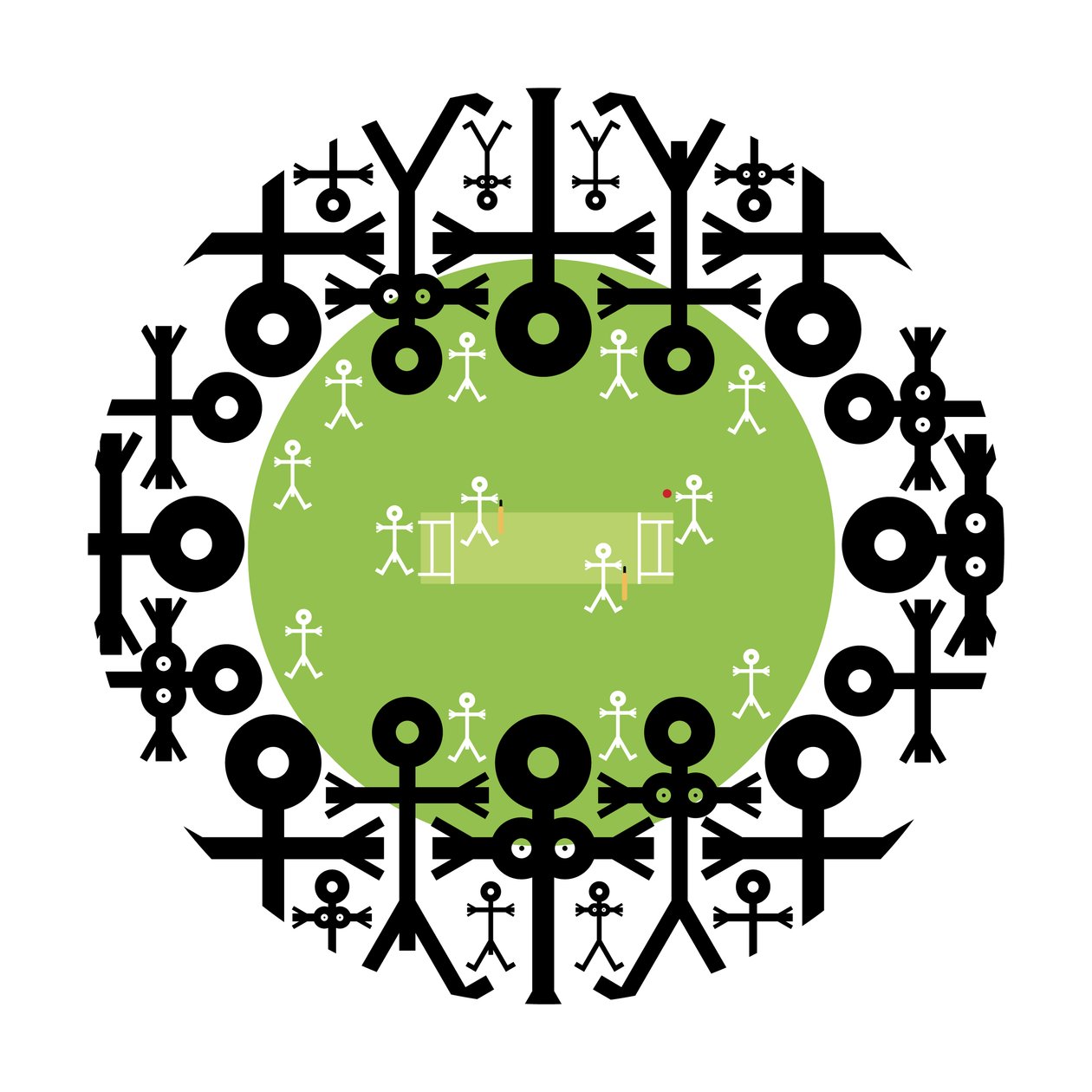 Multitud Icono Cricket, 2006 de Thisisnotme Thisisnotme