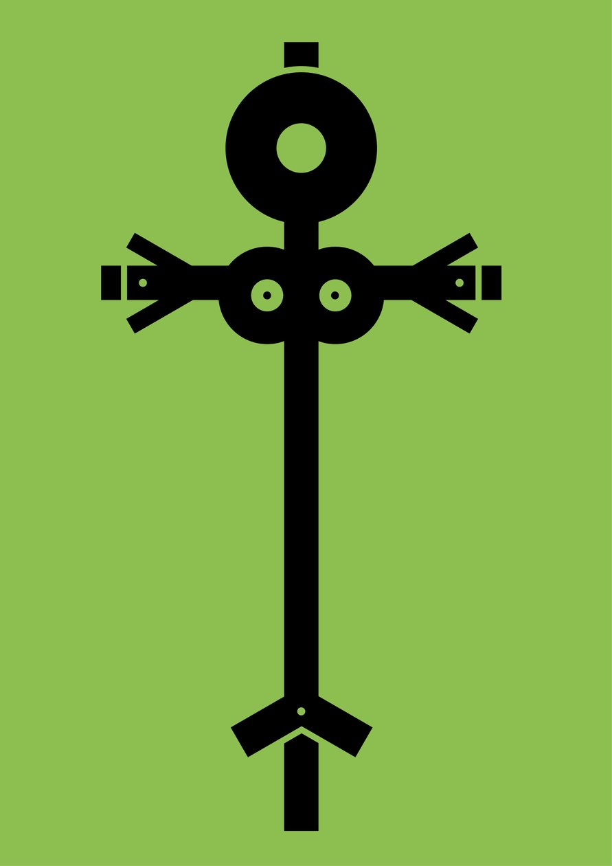 Crucifijo Icono, 2005 de Thisisnotme Thisisnotme