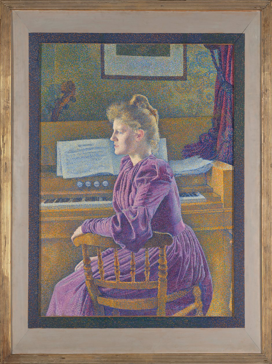 Maria Sèthe en el Harmonium de Théo van Rysselberghe