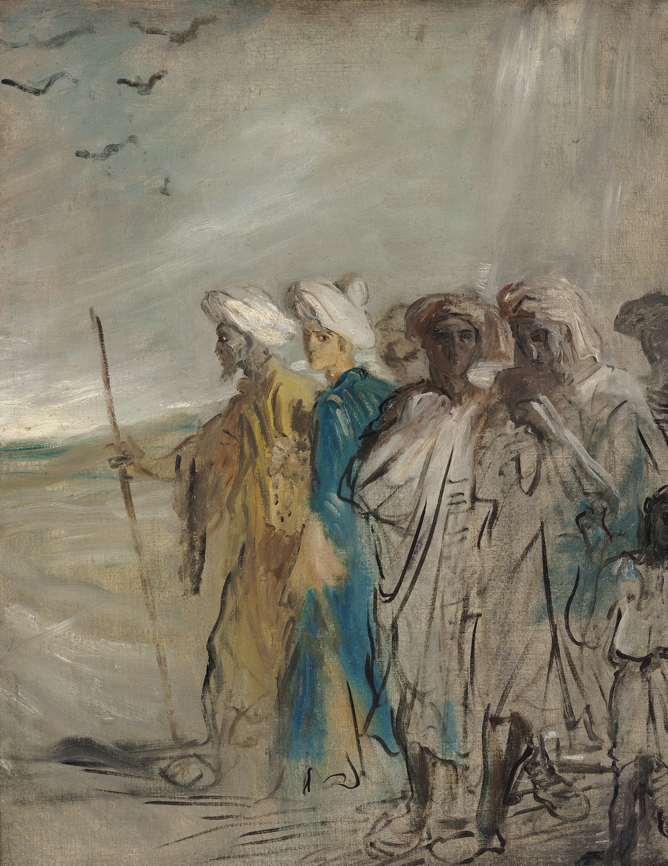 Grupo de árabes o José vendido por sus hermanos de Théodore Chassériau