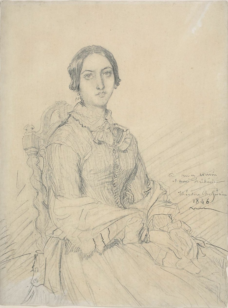 Retrato de la baronesa Chassériau de Théodore Chassériau