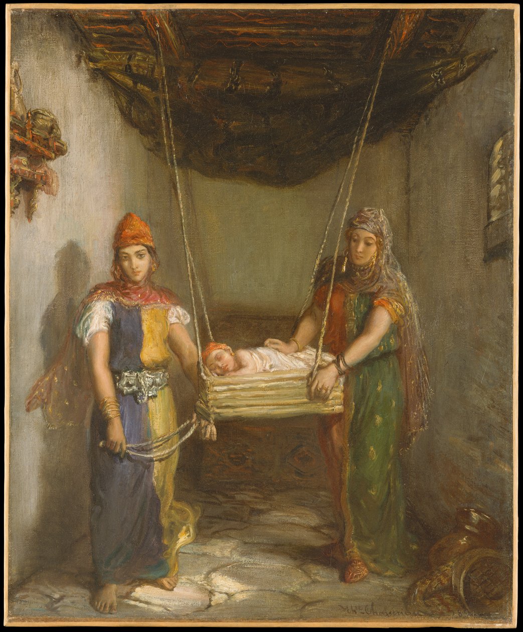 Escena en el barrio judío de Constantina de Théodore Chassériau