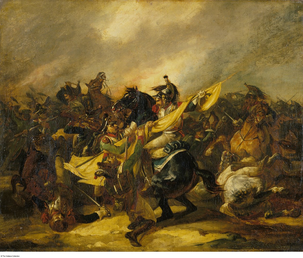 Géricault - Carga de coraceros, c. 1822 - c. 1823 de Theodore Gericault