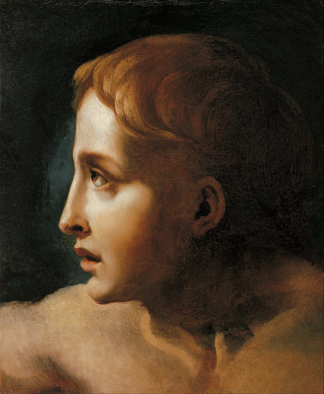 Cabeza de un joven de Theodore Gericault