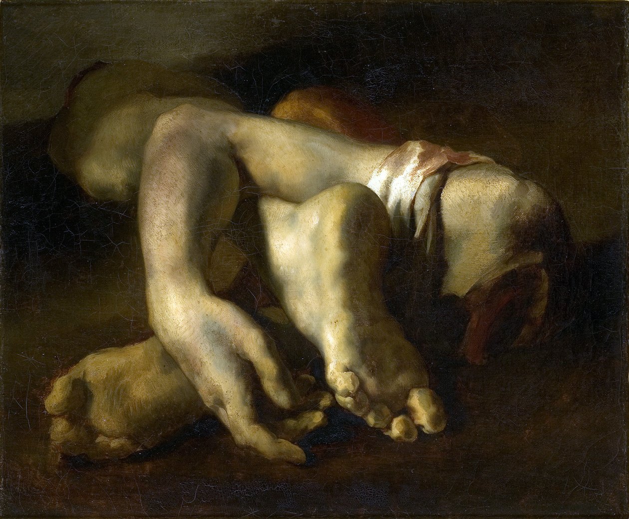 Estudio de pies y manos de Theodore Gericault