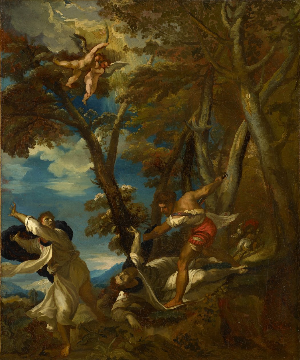 Martirio de San Pedro (según Tiziano) de Theodore Gericault