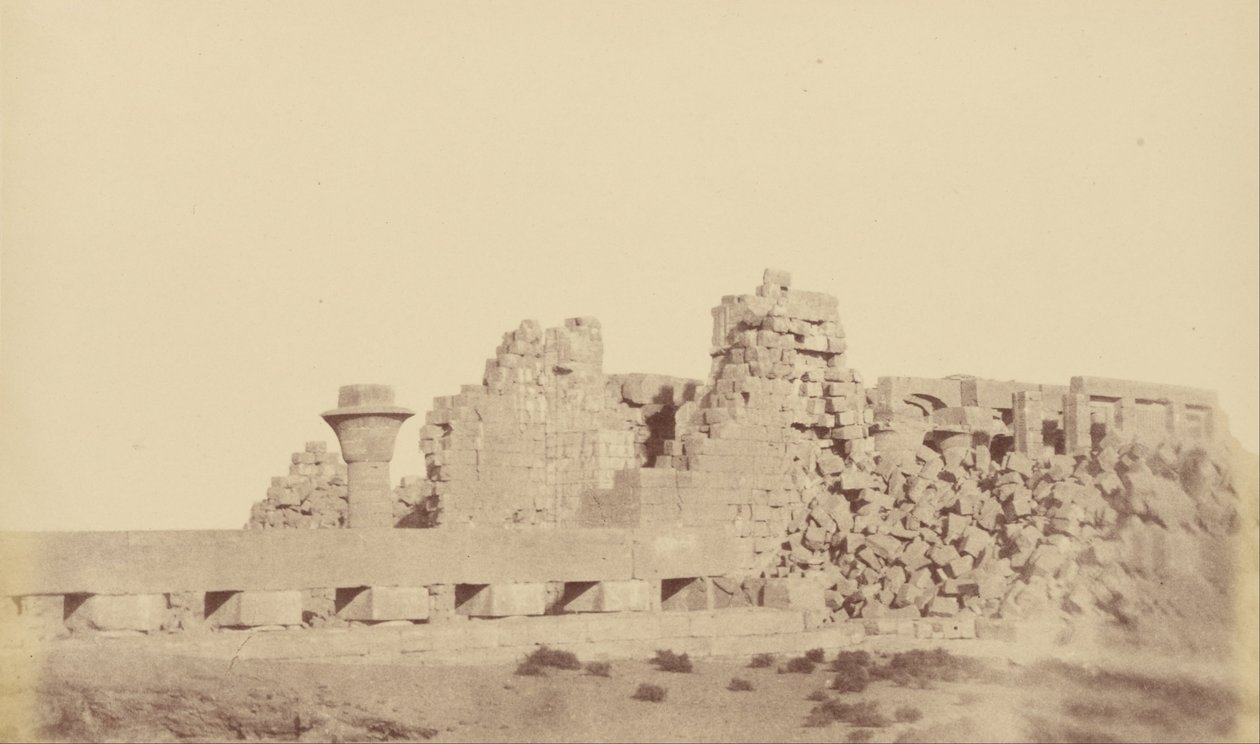 (Paseo Cubierto de Tothmes III, Karnak) de Théodule Devéria