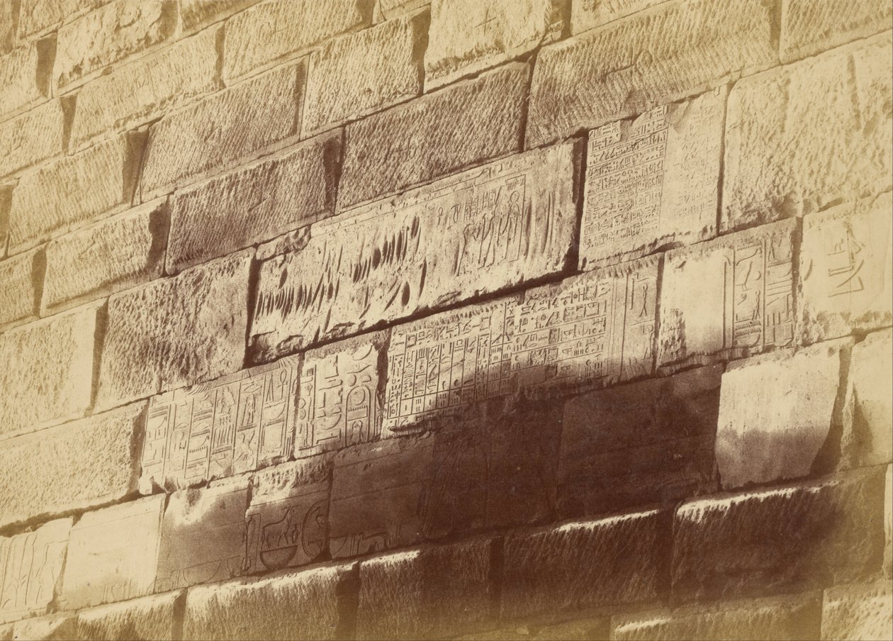 Inscripciones jeroglíficas en Elephanta de Théodule Devéria