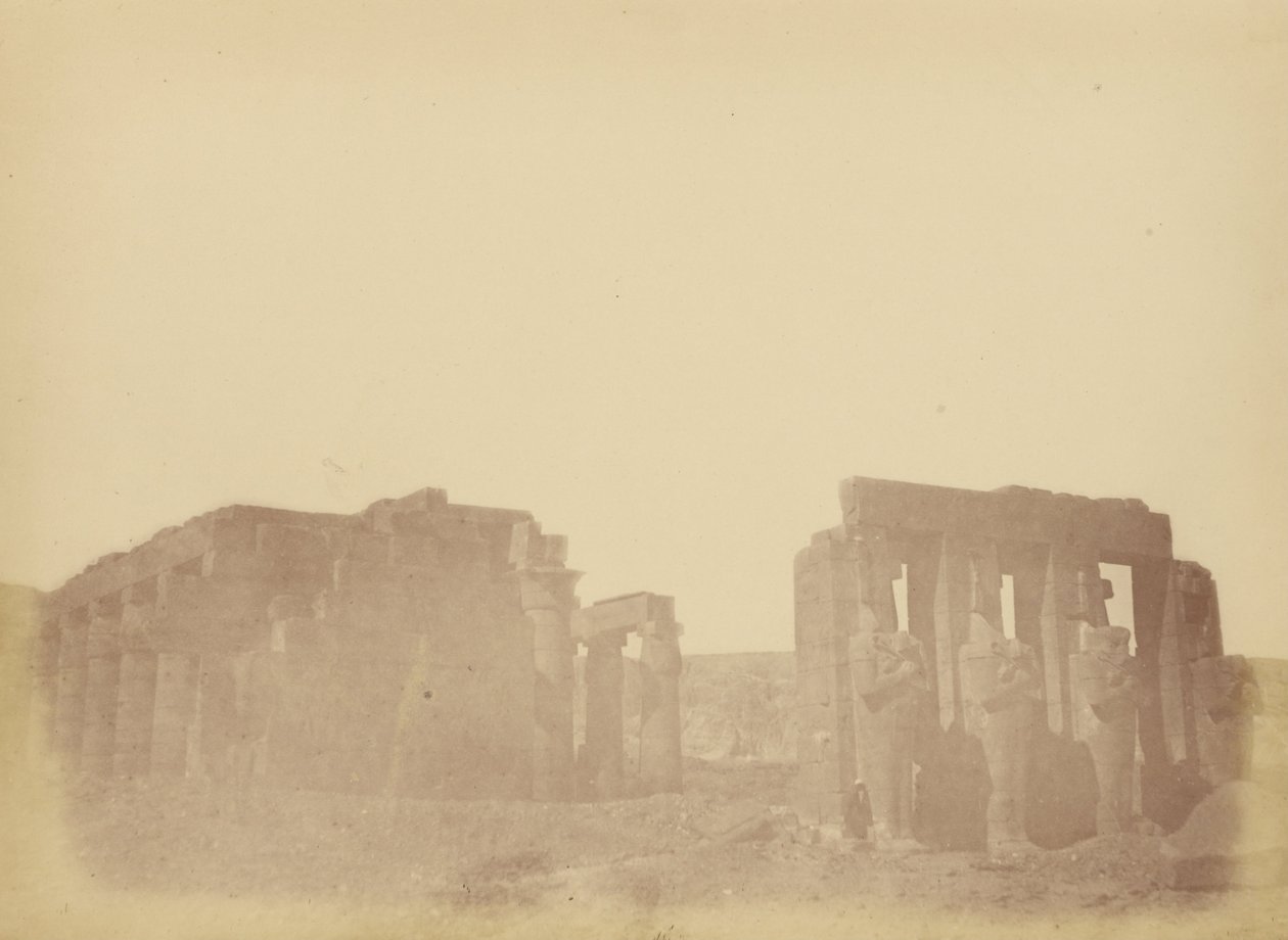 Vista General del Ramesseum de Théodule Devéria