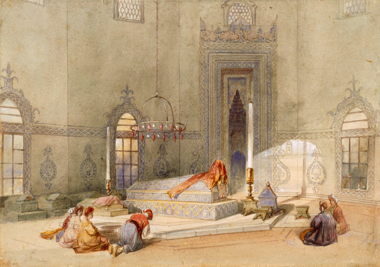 El Mausoleo del Sultán Mohmed, Brusa de Thomas Allom