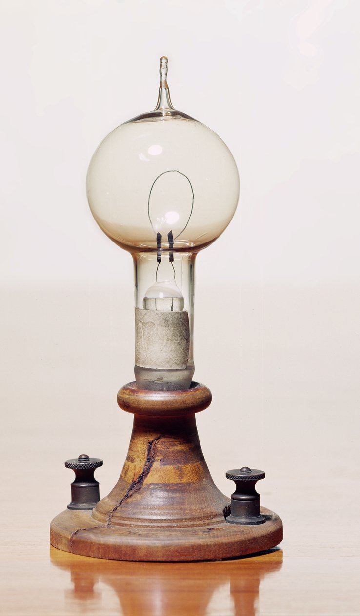 Filamento eléctrico, 1879 de Thomas Alva Edison