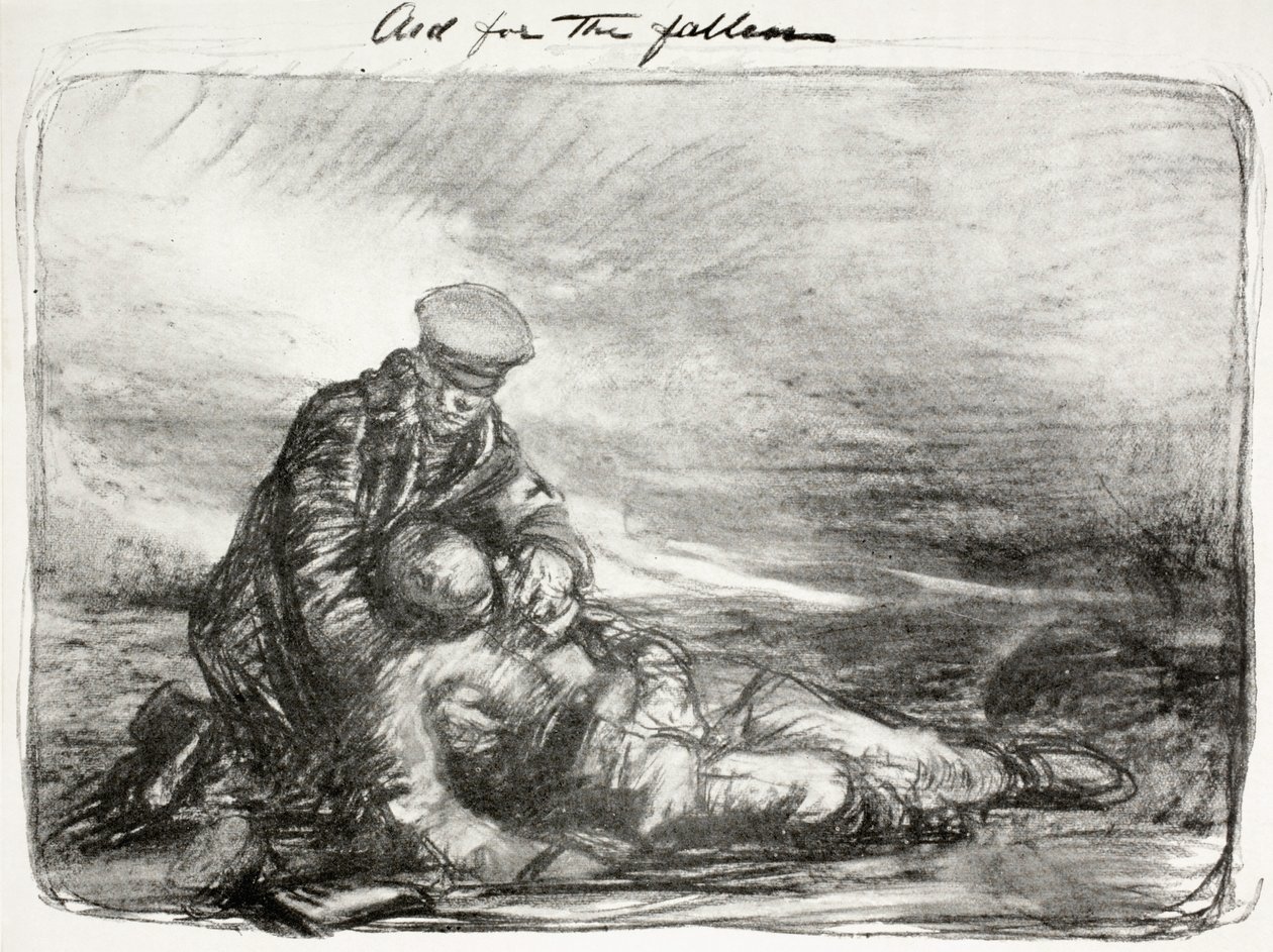 Ayuda para los caídos, 1915 de Thomas Brock