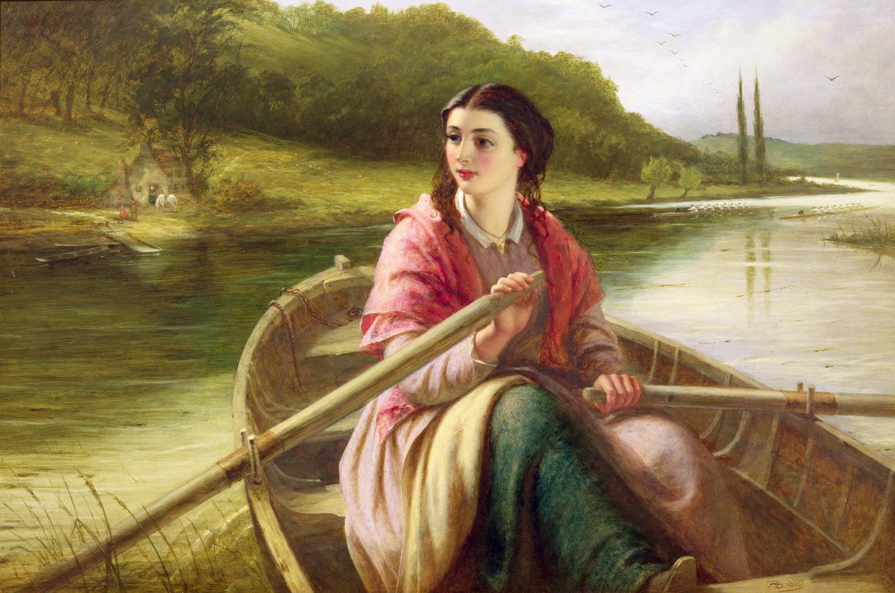 La Hija del Barquero, 1869 de Thomas Brooks