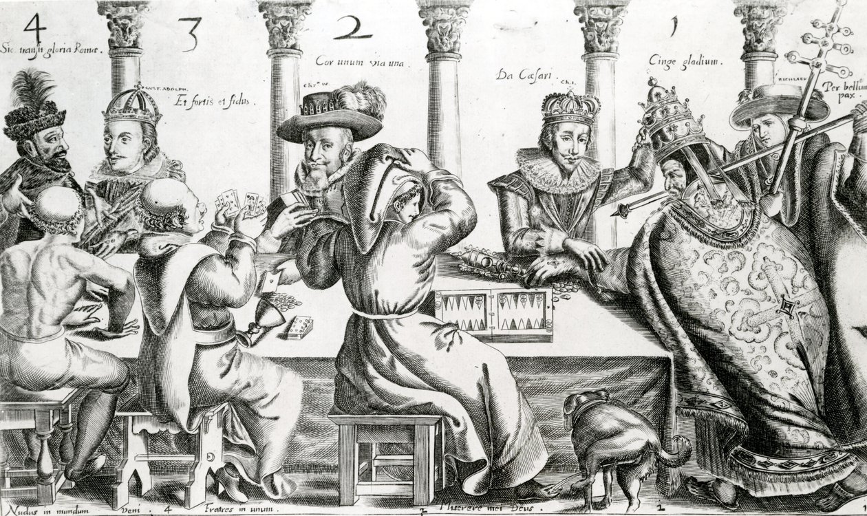 Jugadores reales y eclesiásticos, c.1609 de Thomas Cockson