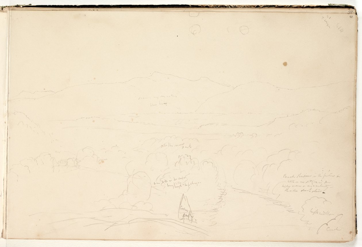 Paisaje, 1832 de Thomas Cole