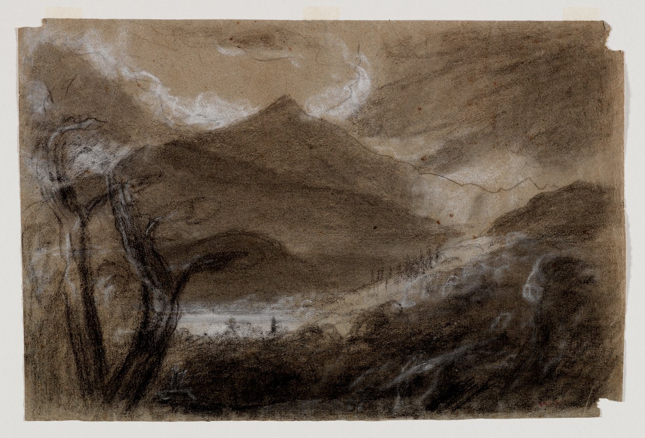 Montaña Schroon, Adirondacks, c.1837 de Thomas Cole