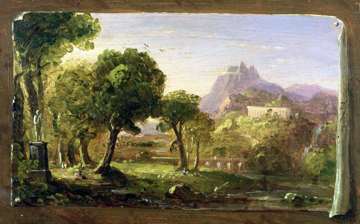 Estudio para Sueño de Arcadia, 1838 de Thomas Cole