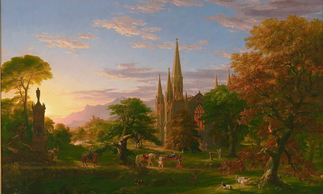 El regreso, 1837 de Thomas Cole