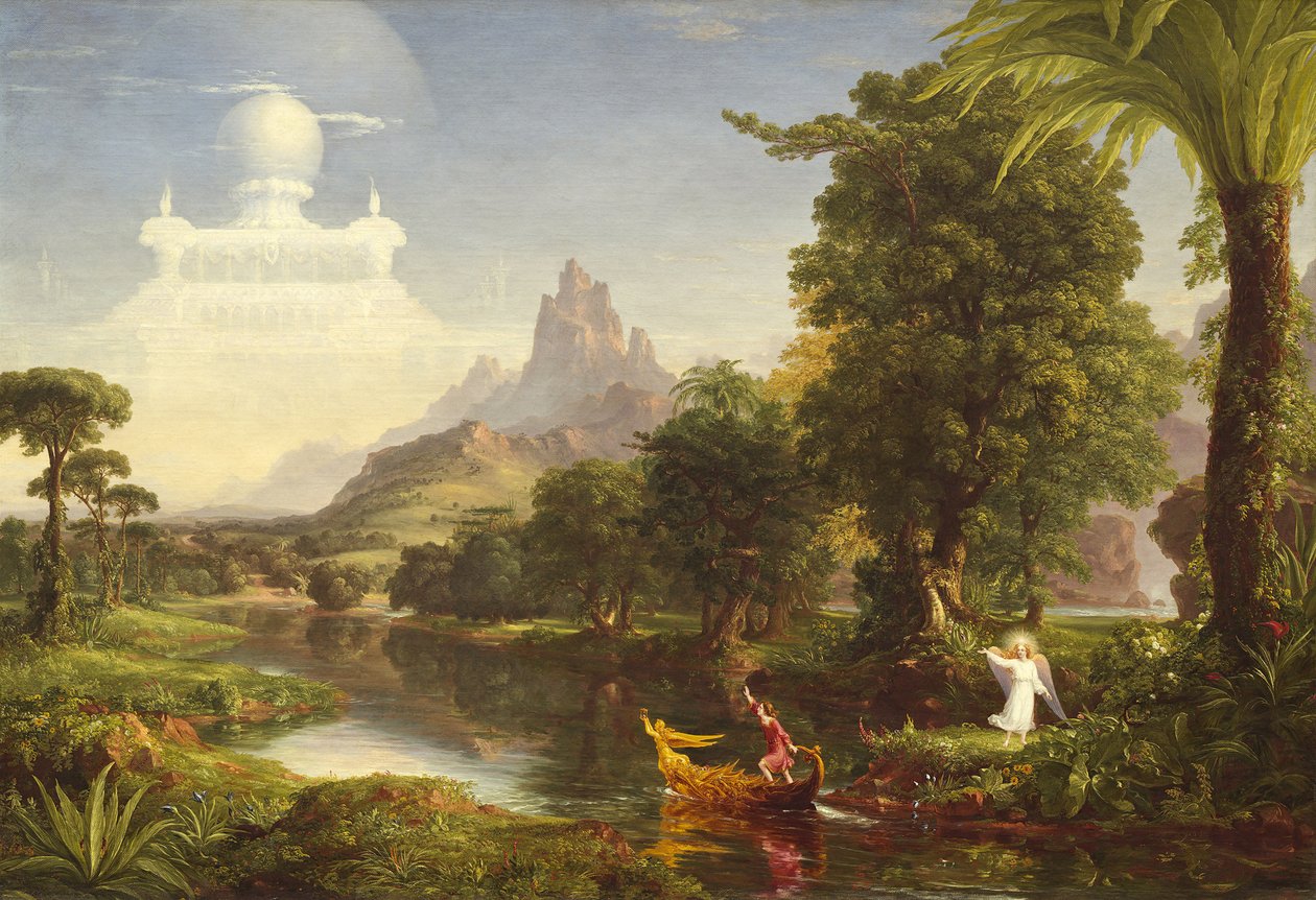 El viaje de la vida: Juventud, 1842 de Thomas Cole