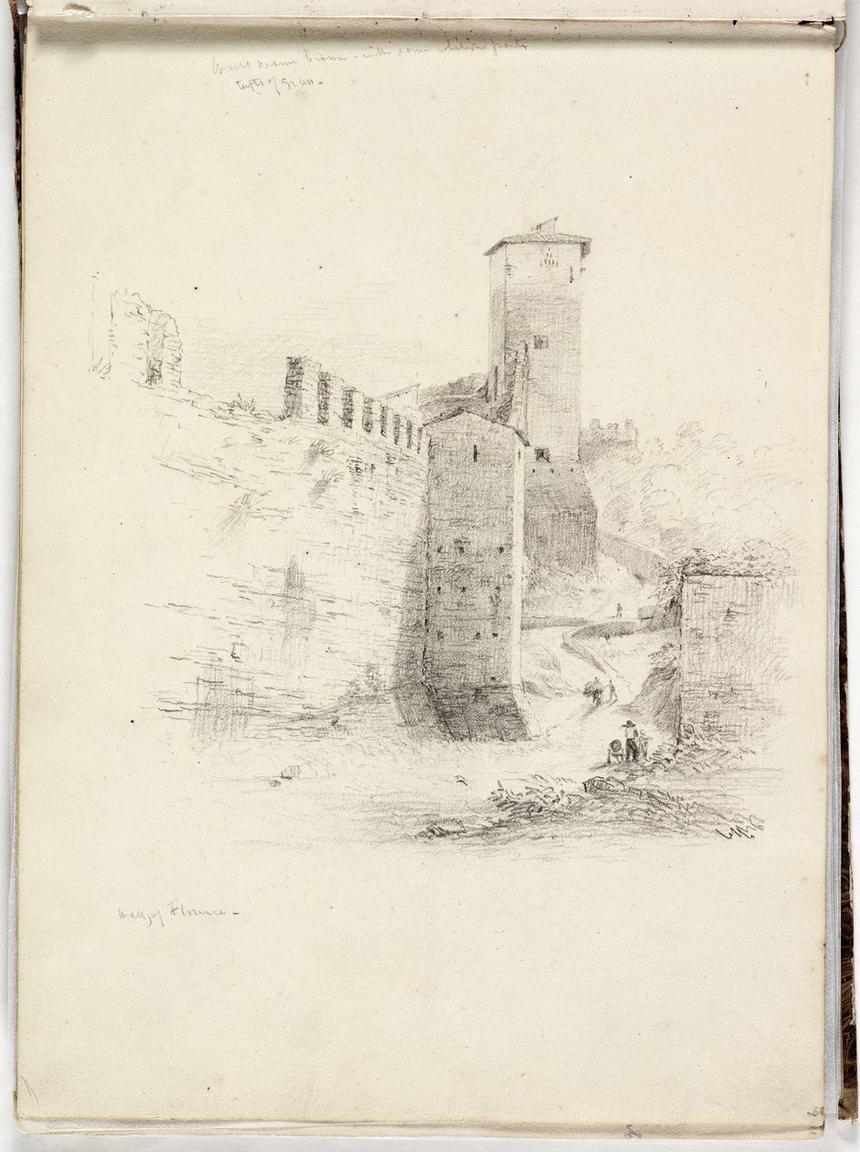 Muro de Florencia, 1831 de Thomas Cole