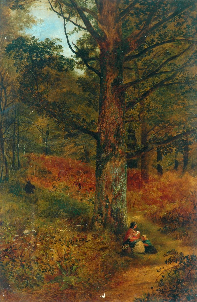 Camino a través del bosque de Thomas Creswick