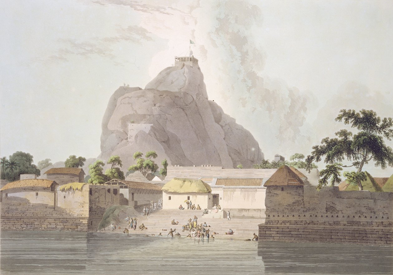 Vista en el Fuerte de Trichinopoly, lámina 47 de 