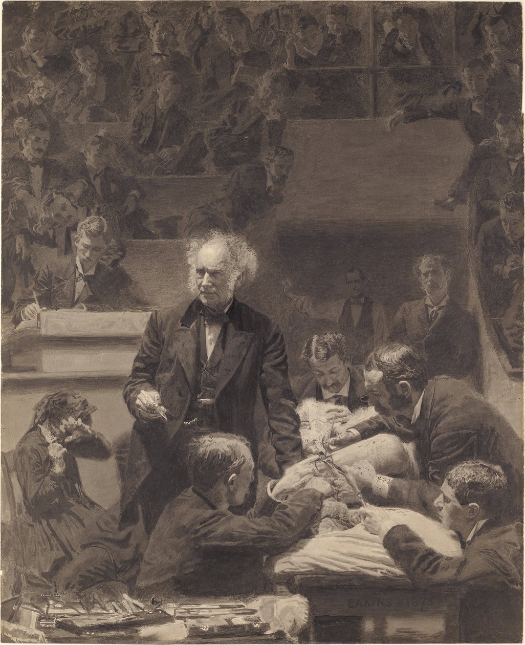 Clínica Gross, G91 de Thomas Eakins