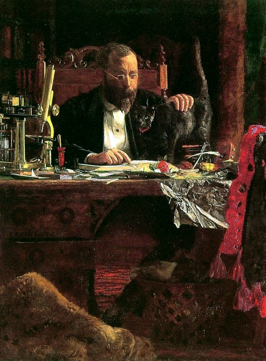 Retrato del profesor Benjamin H. Rand de Thomas Eakins