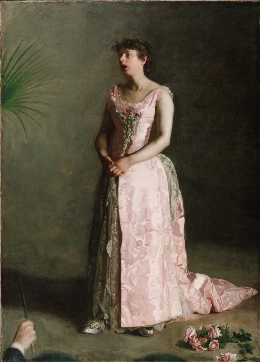 La cantante de concierto de Thomas Eakins