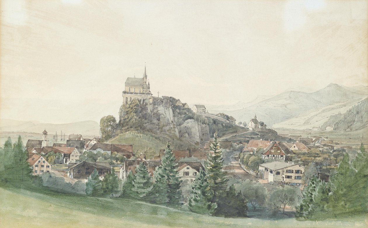 Vista de Rankweil de Thomas Ender