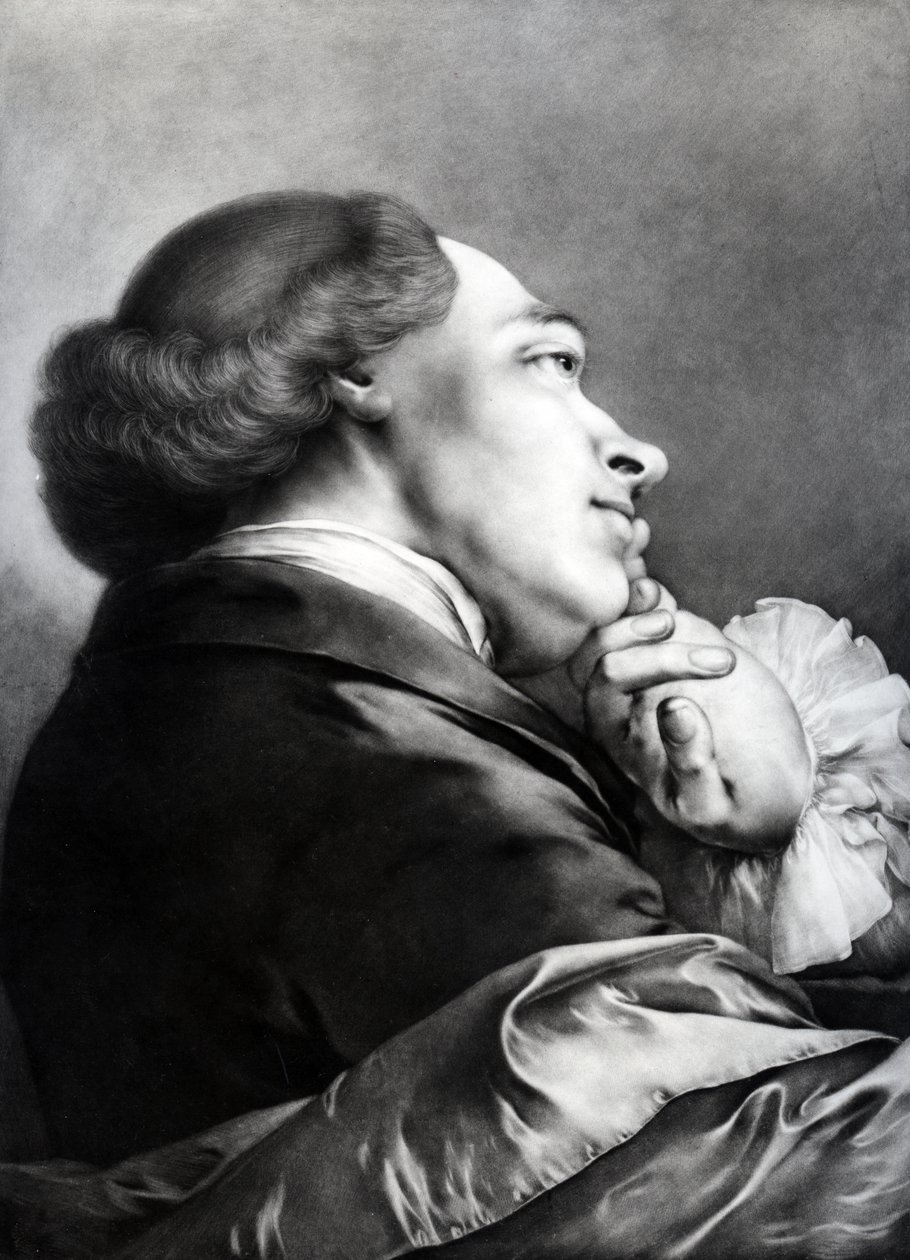 Hombre de Perfil, 1760 de Thomas Frye