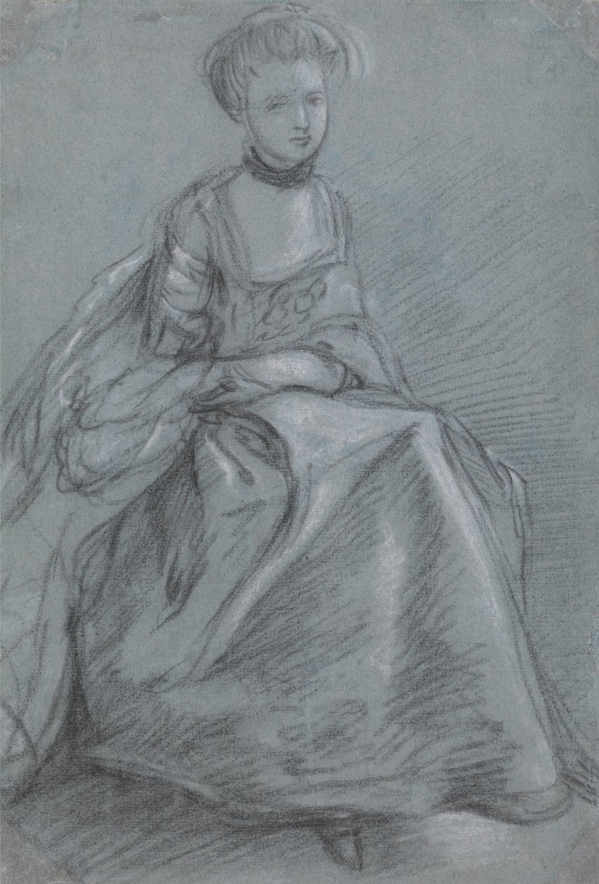 Una mujer sentada de Thomas Gainsborough