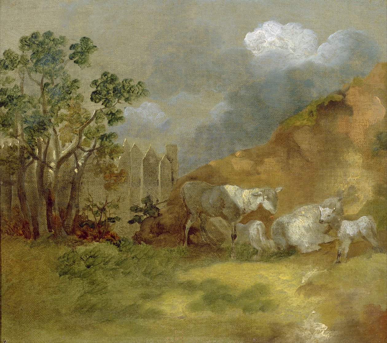 Paisaje con Ovejas de Thomas Gainsborough