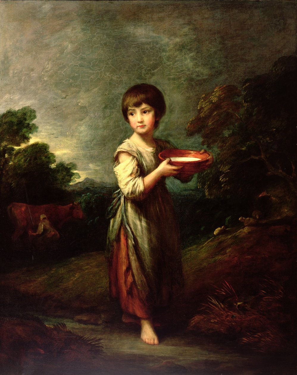 Lavinia, la lechera de Thomas Gainsborough