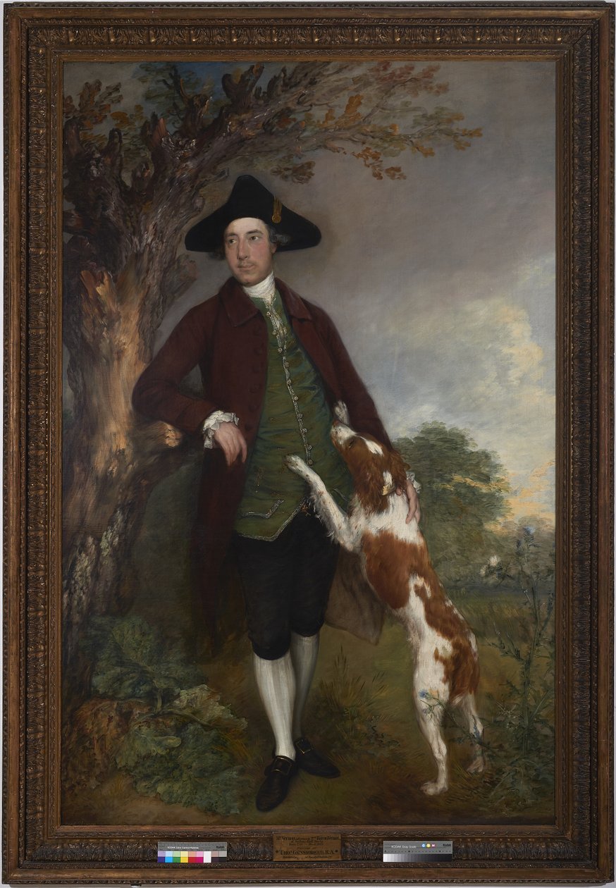 Retrato de George Venables Vernon, 2º Lord Vernon, 1767 de Thomas Gainsborough