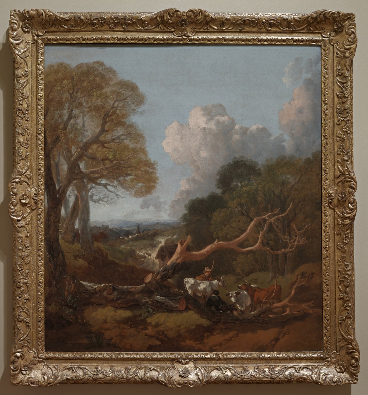 El árbol caído, probablemente entre 1750 y 1753 de Thomas Gainsborough