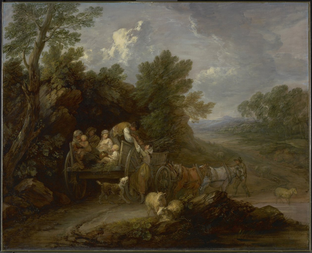 El Carro de la Cosecha de Thomas Gainsborough
