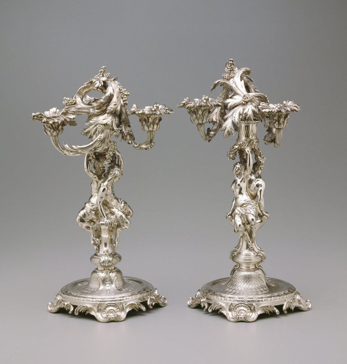 Par de candelabros, c.1732 de Francois Thomas Germain