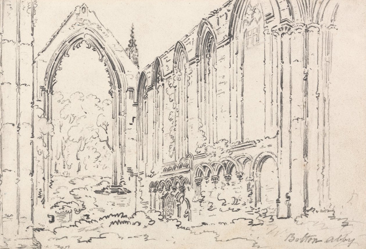Abadía de Bolton, Lancashire de Thomas Girtin