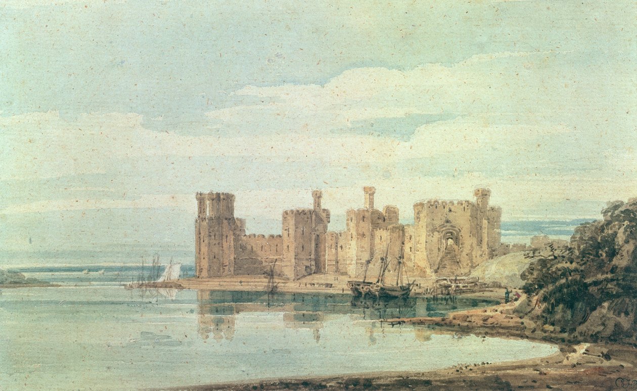 Castillo de Caernarvon de Thomas Girtin