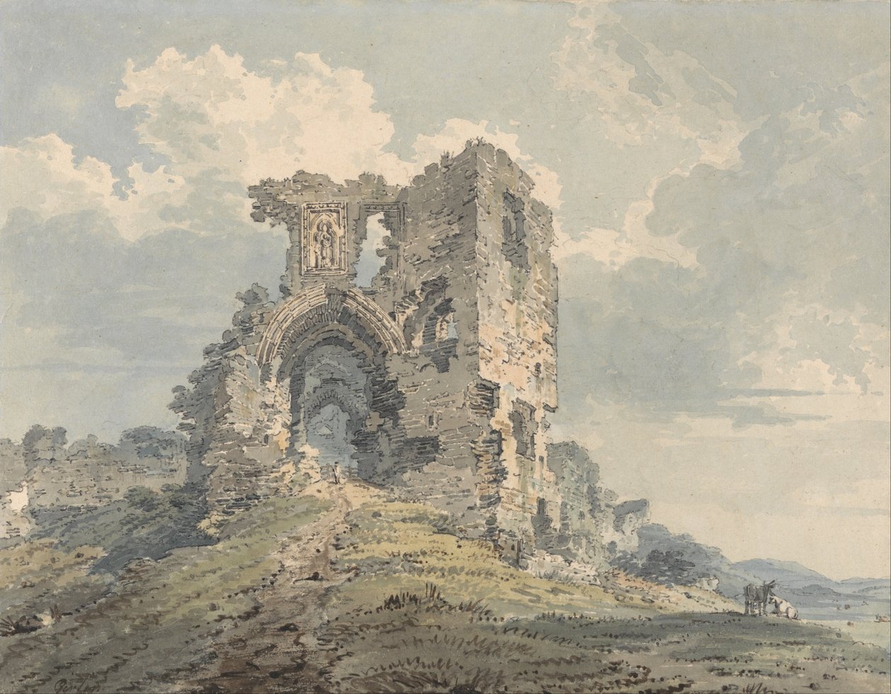 Castillo de Denbigh de Thomas Girtin