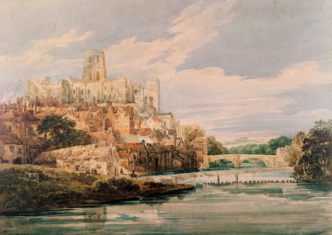 Castillo y Catedral de Durham de Thomas Girtin
