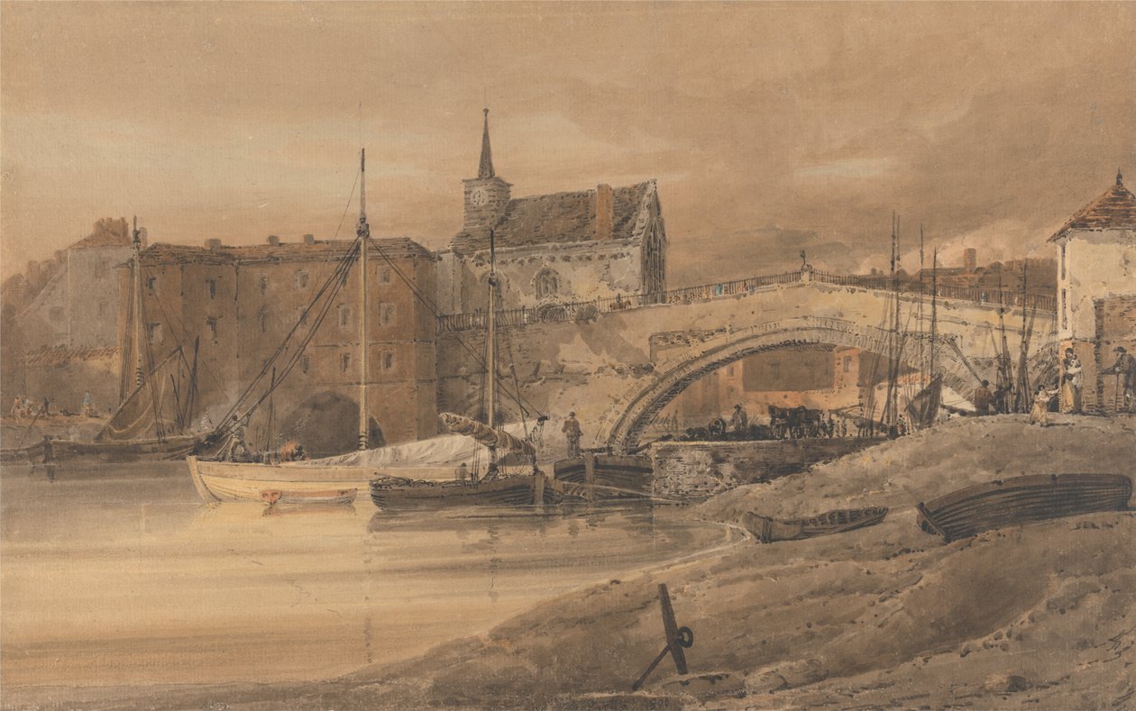 Puente Ouse, York de Thomas Girtin