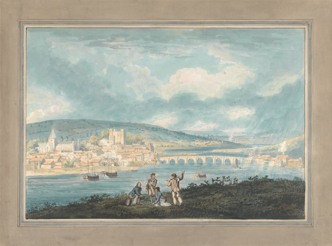 Rochester, Kent - desde el norte de Thomas Girtin