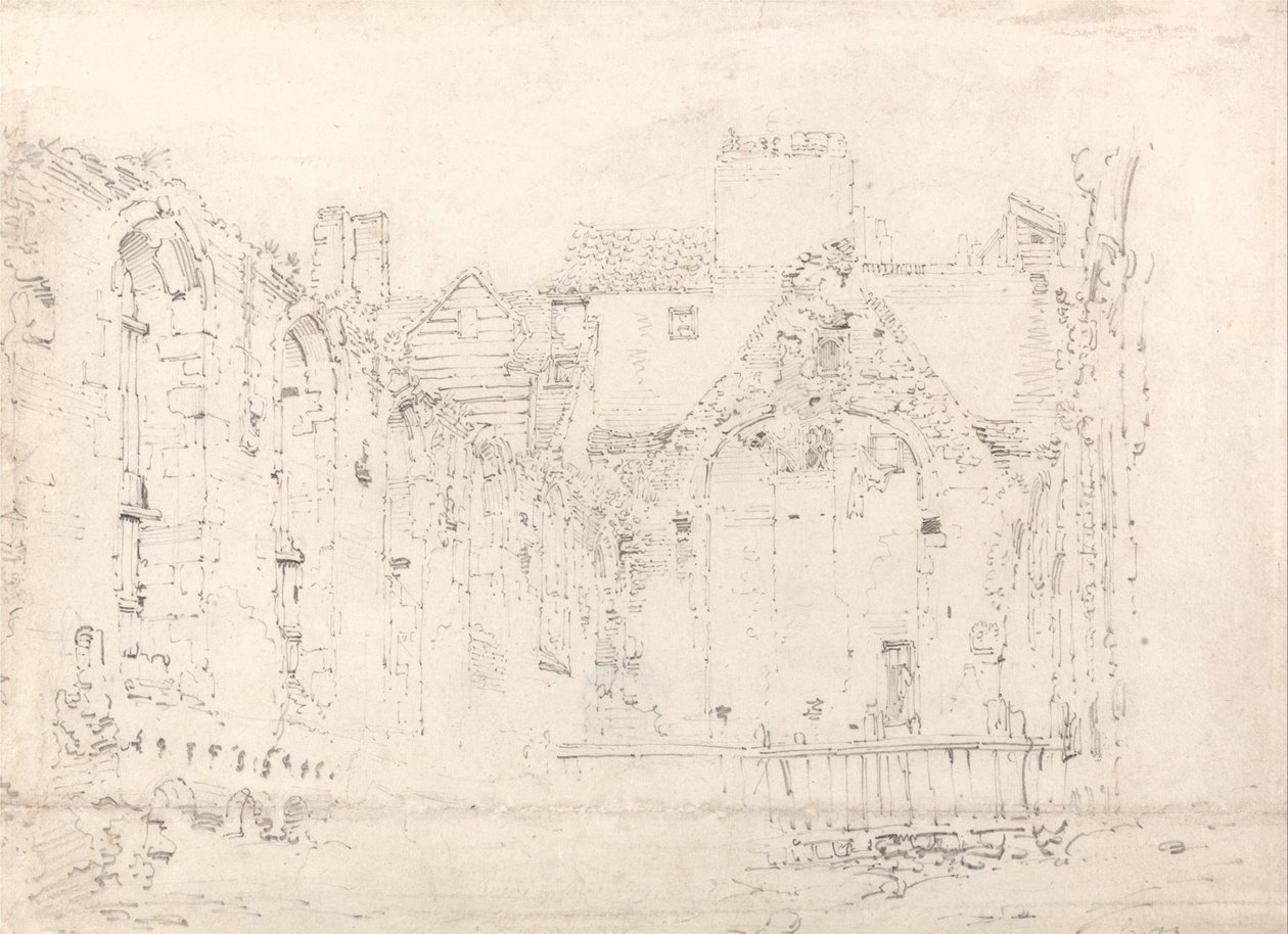 Ruinas del Palacio de Saboya de Thomas Girtin