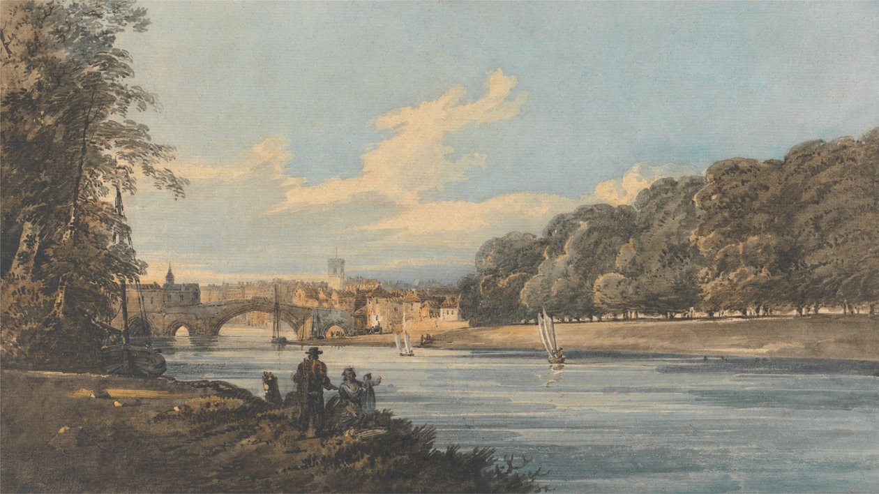 El nuevo paseo, York de Thomas Girtin