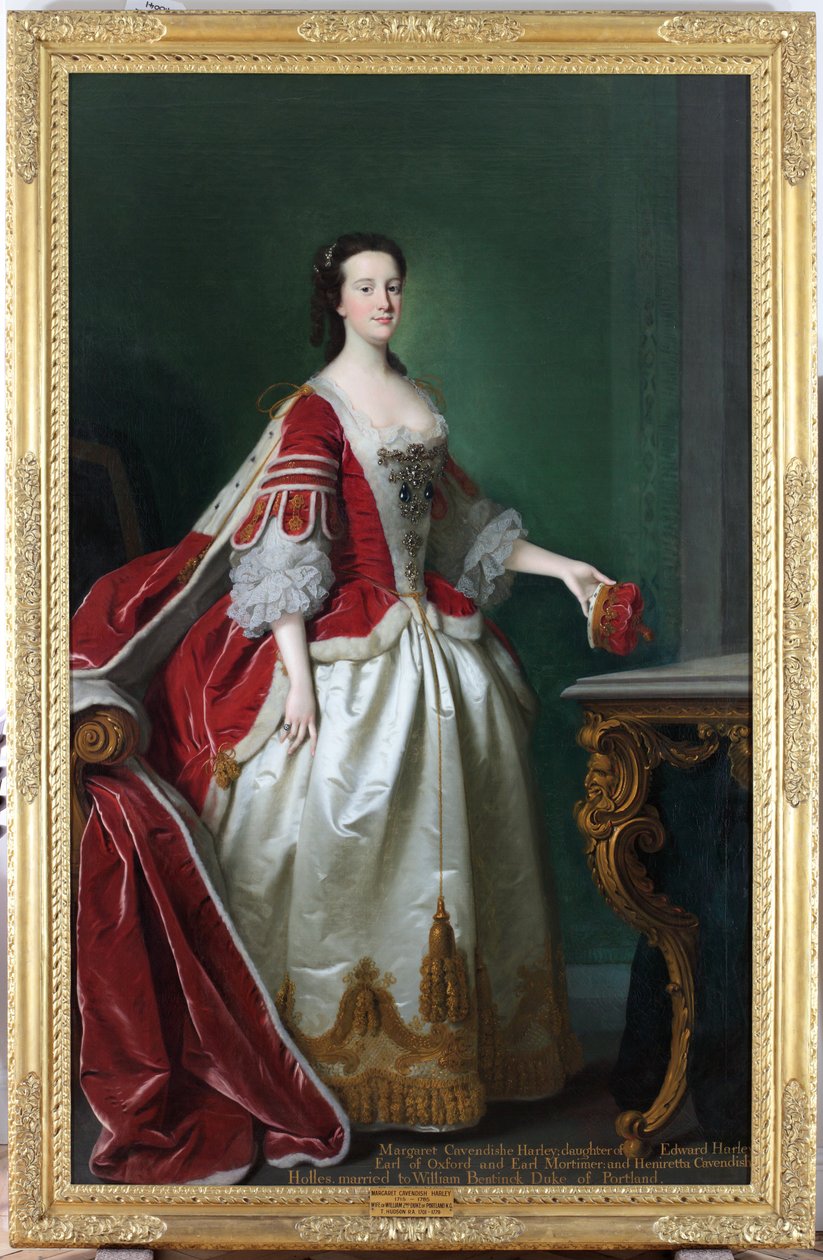 Lady Margaret Cavendish-Holles-Harley, Duquesa de Portland de Thomas Hudson