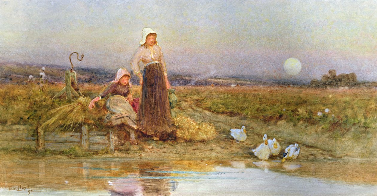 Las Espigadoras, 1896 de Thomas James Lloyd