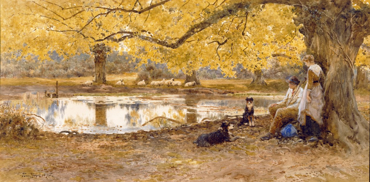 El lugar de la cita, 1895 de Thomas James Lloyd